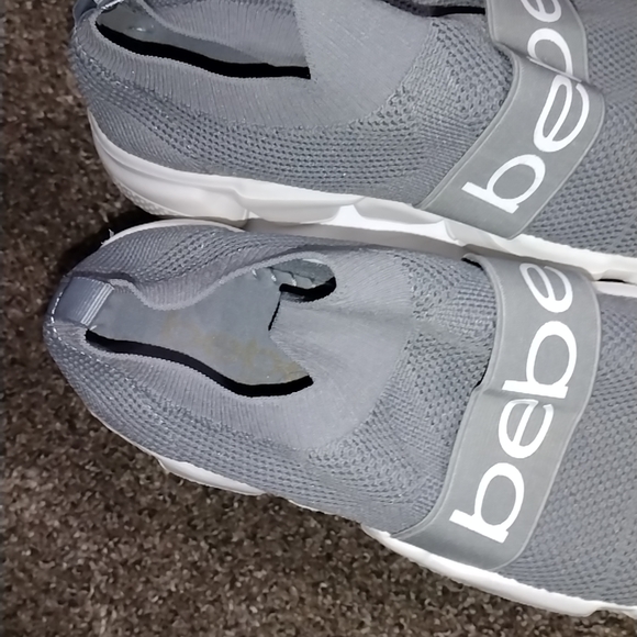 Bebe Charcoal Slip-On Shoes - Picture 10 of 15